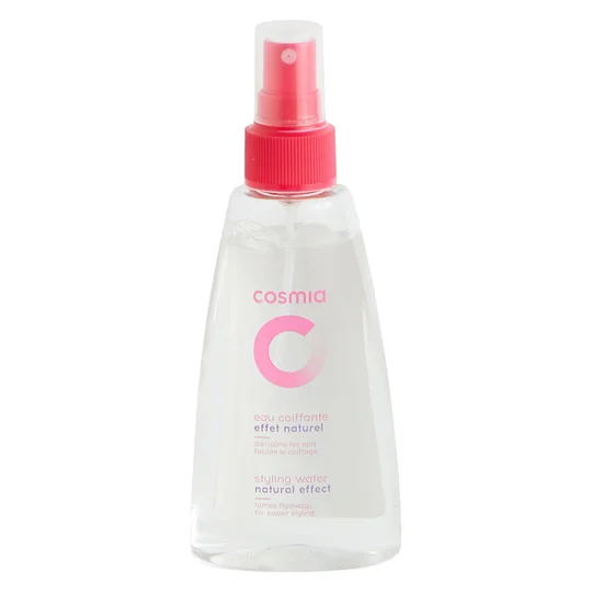 Eau coiffante effet naturel parfum fruité