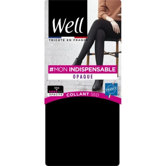 Collant femme noir opaque T5/6 Mon indispensable