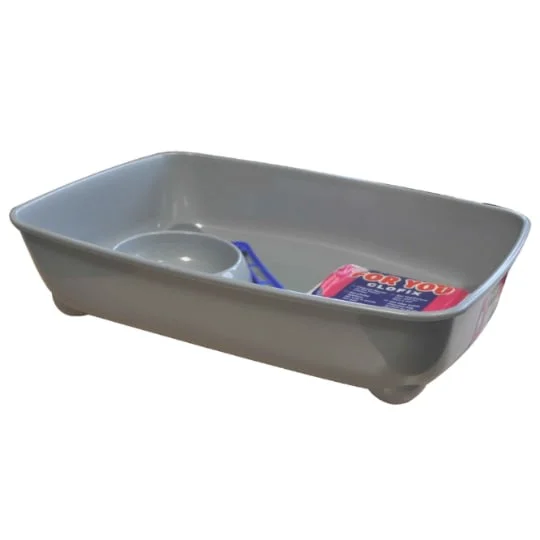 Ecuelle pour chat avec sacs & pelle à litière