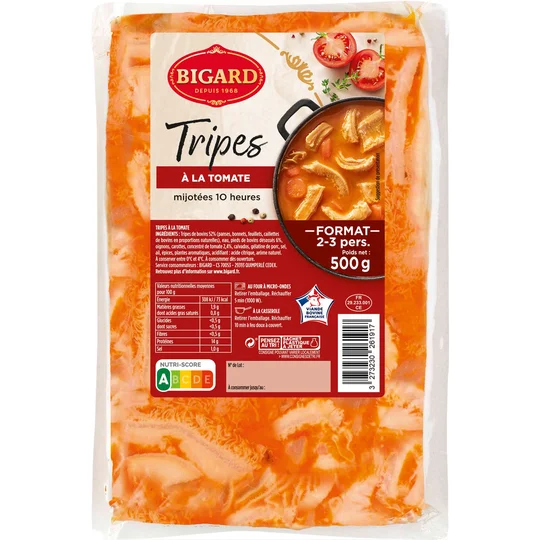 Tripes à la tomate
