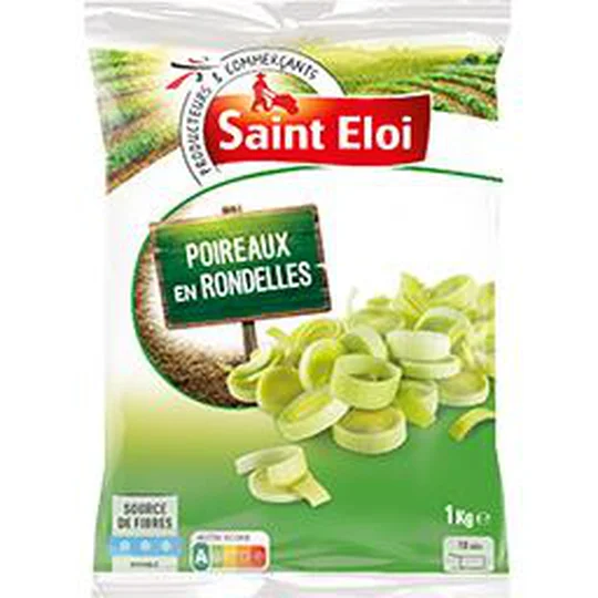 Poireaux en rondelles