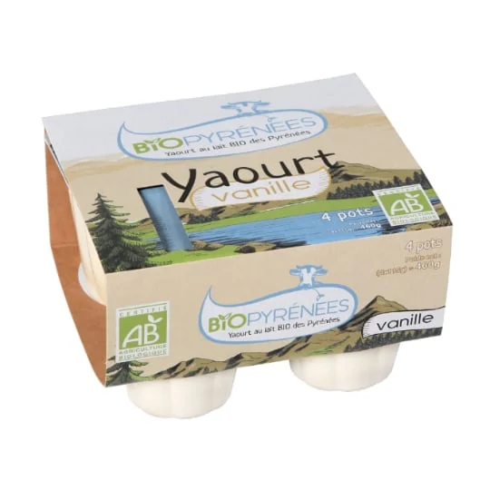 Yaourt vanille Bio