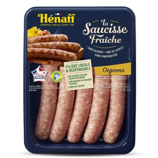 Saucisses aux oignons