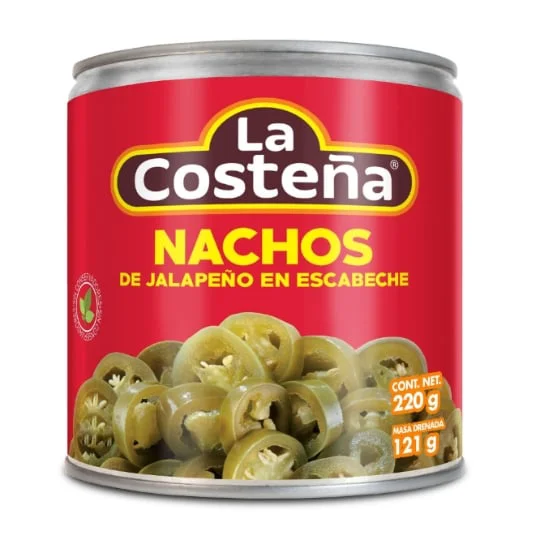 Nachos de jalapeño en escabèche piments émincés