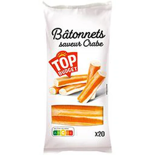 Bâtonnets saveur crabe