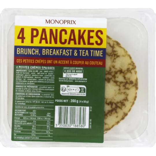 Pancakes brunch, breakfast et tea time