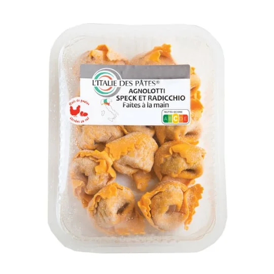 Pâtes fraîches Agnolotti Speck et Radicchio