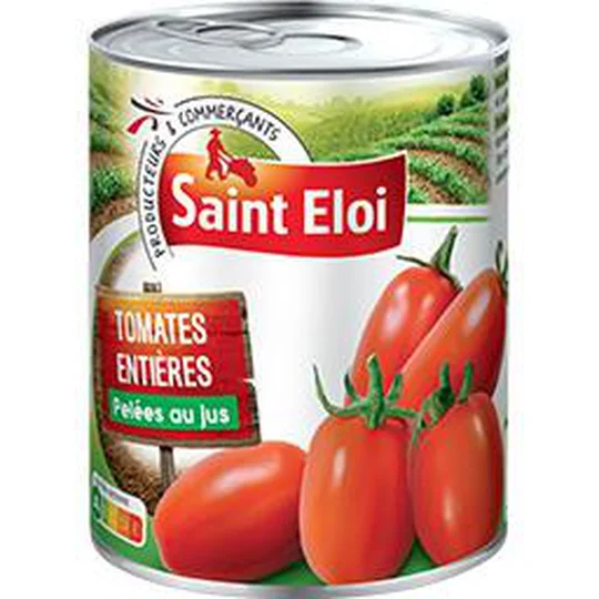 Tomates entières pelées au jus