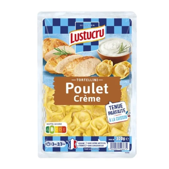 Pâtes Fraîches Tortellini Poulet Crème