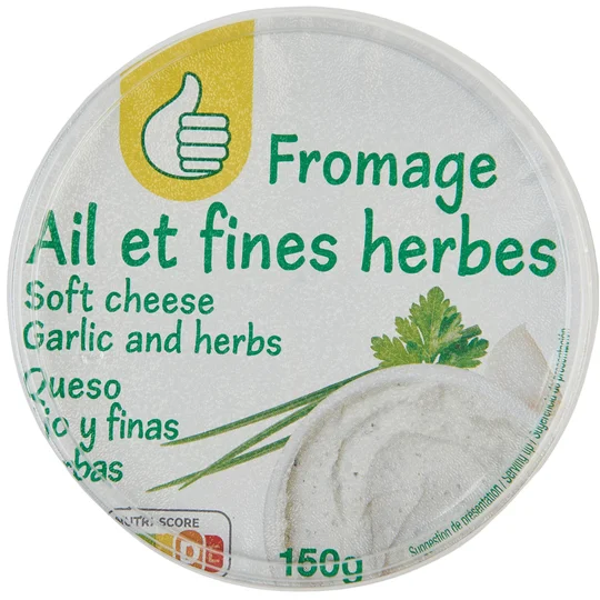 Fromage à tartiner à l'ail et aux fines herbes