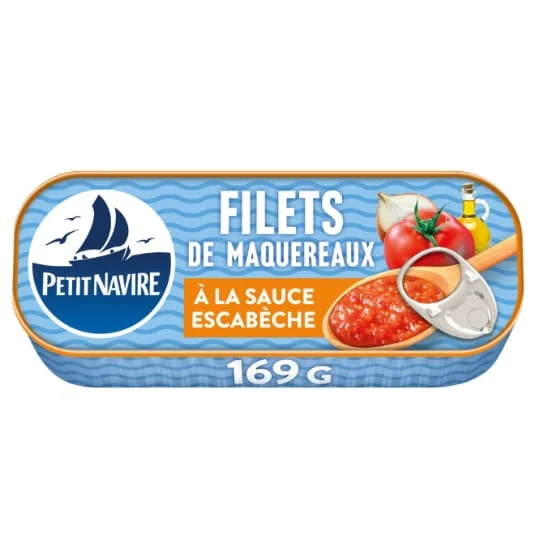 Filets de Maquereaux à la Sauce Escabèche sans Arôme Ajouté