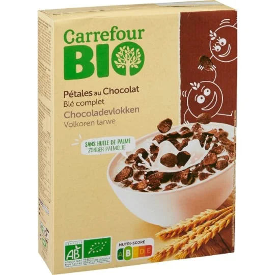 Céréales bio pétales au chocolat