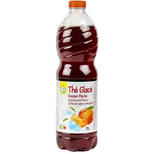 Boisson aux extraits de thé aromatisée avec édulcorants