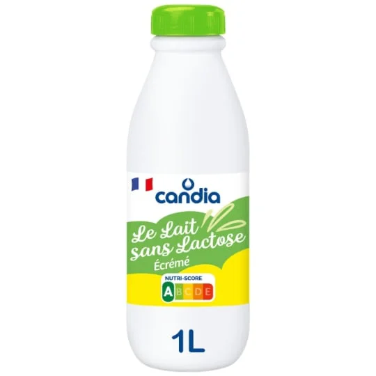 Lait écrémé sans lactose