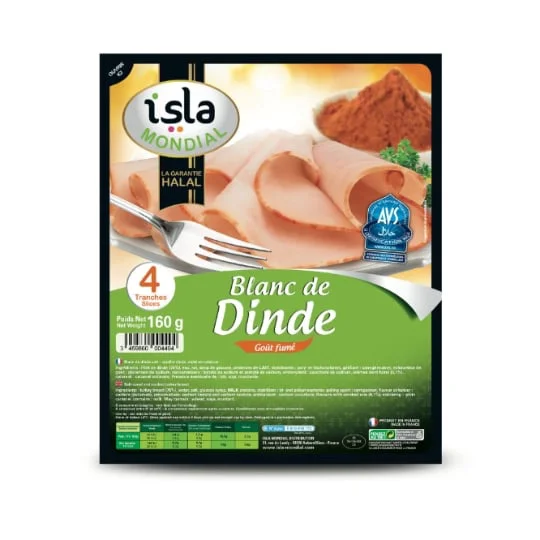 Blanc de dinde goût fumé halal