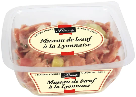 Museau de boeuf à la Lyonnaise