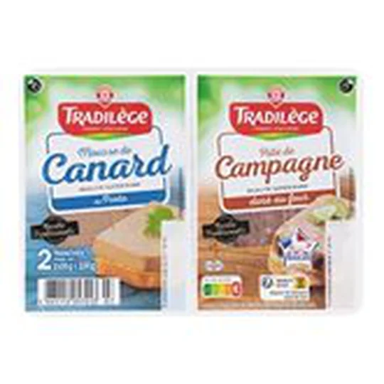 Duo pâté / mousse Canard