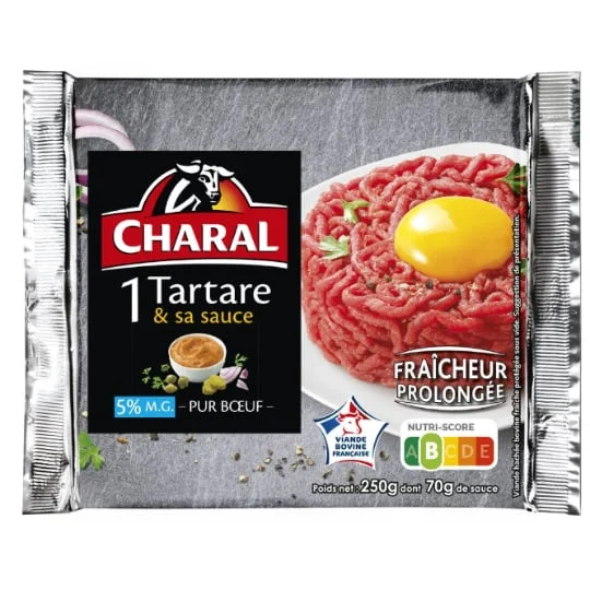 Viande Bovine: Tartare 5% MG et sa sauce