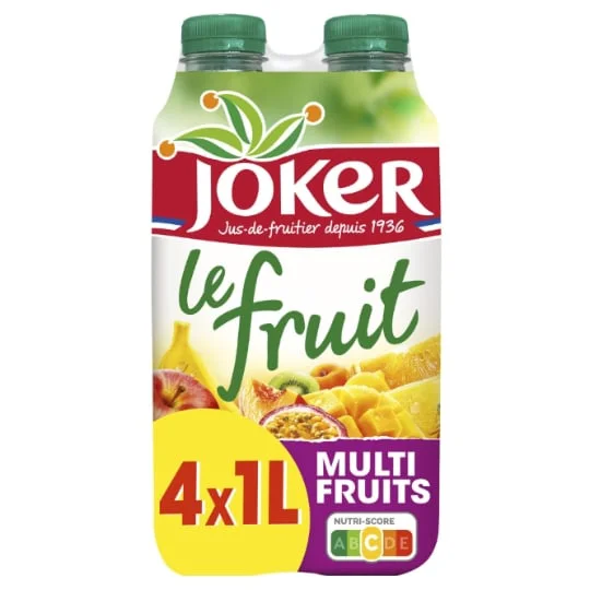 Jus multifruits sans sucres ajoutés