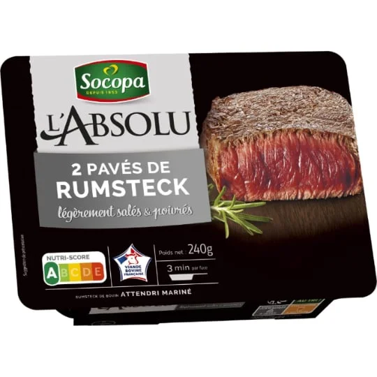 Viande Bovine: Pavé de Rumsteck à griller L'ABSOLU