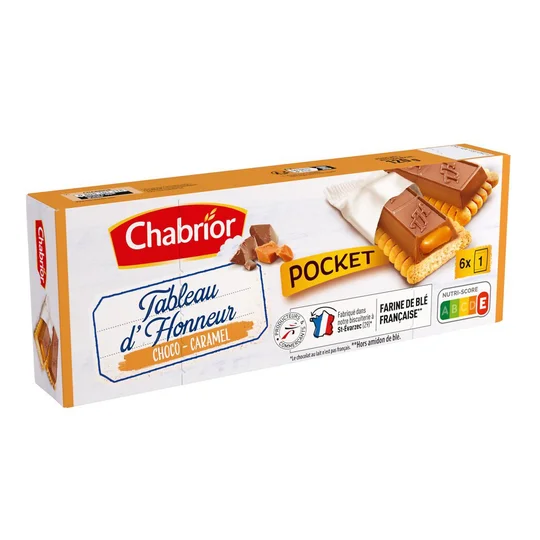Biscuits Tableau d'Honneur choco caramel