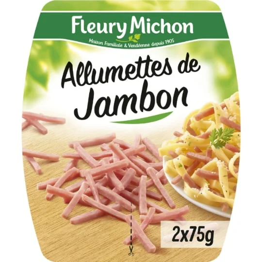Allumettes de jambon cuit