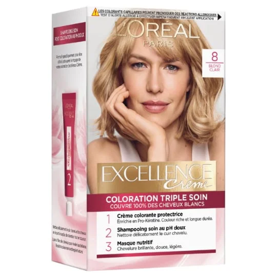 Coloration Cheveux 8 Blond clair