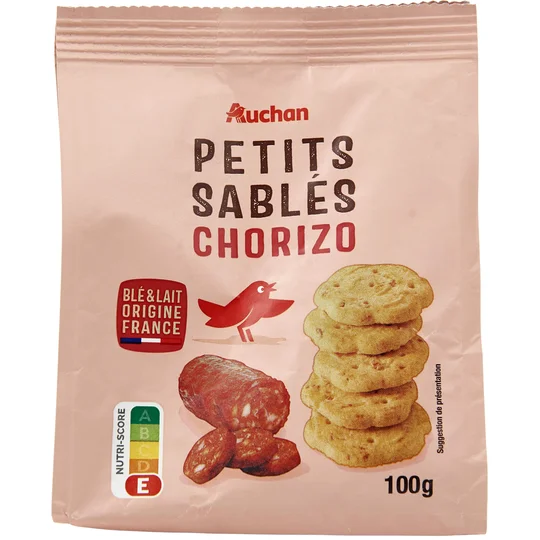 Petits sablés saveur chorizo