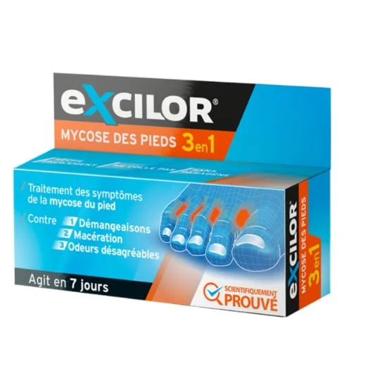 Crème Podologique Mycose du Pied 3 en 1