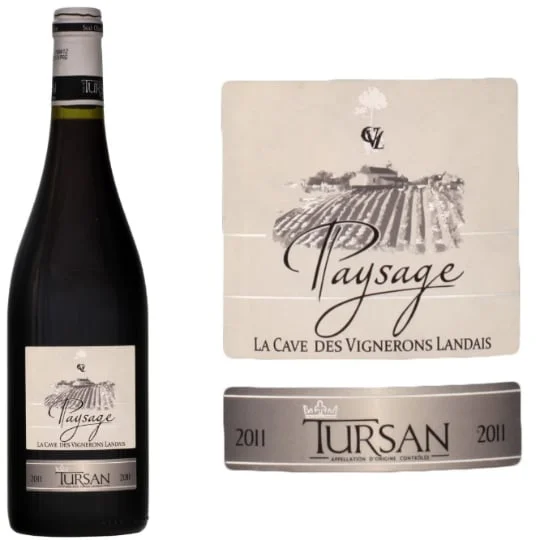 Vin rouge Tursan Paysage 2011
