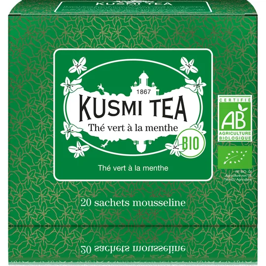 Thé vert à la menthe bio
