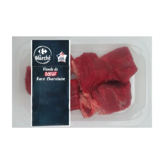 Viande bovine : bourguignon *** à mijoter