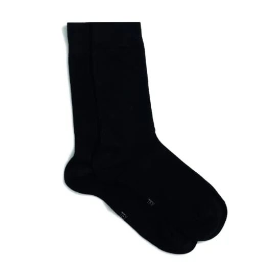 Mi-chaussettes homme noir T39/42