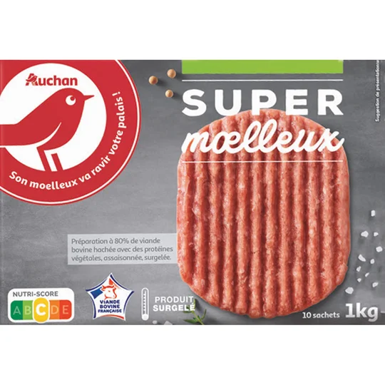 Hachés super moelleux 15% MG