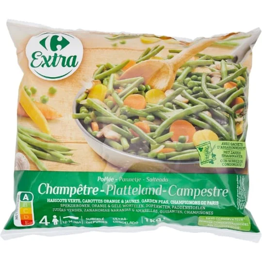 Légumes cuisinés poêlée champêtre