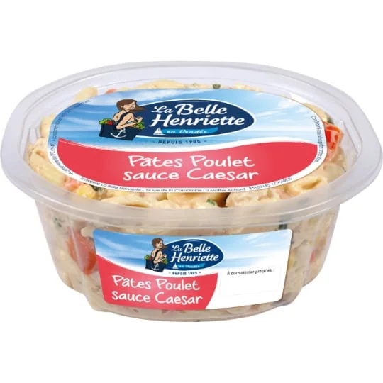 Salade pâte poulet sauce Caesar