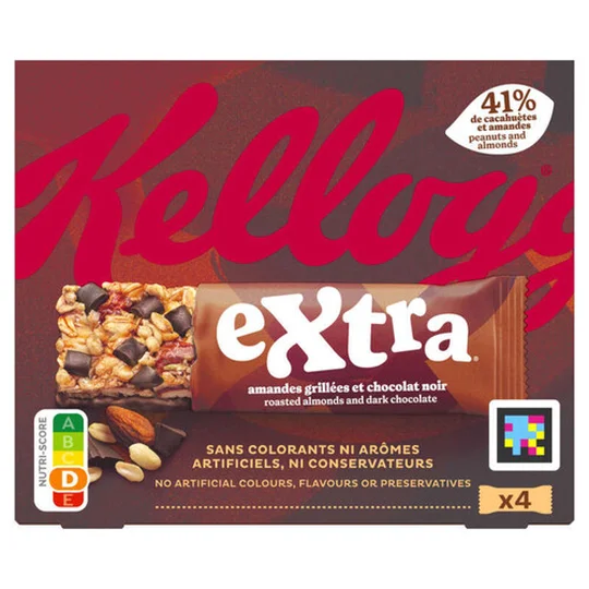 Barres Céréales Extra chocolat amandes