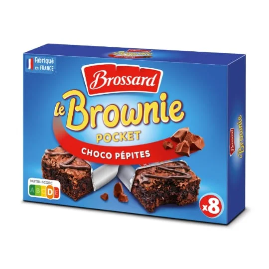 Gâteaux brownie chocolat pépites