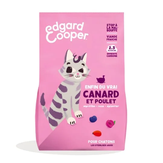 Croquette pour chat canard poulet
