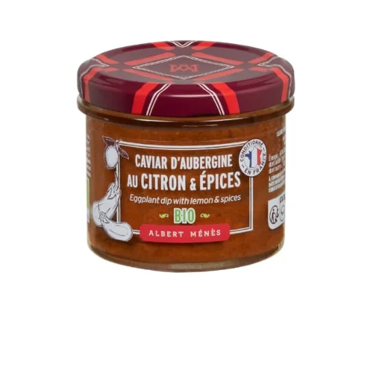 Caviar D'Aubergines Citron Et Épices Bio