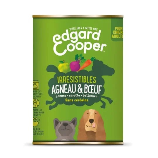 Pâtée pour chien adulte agneau & boeuf