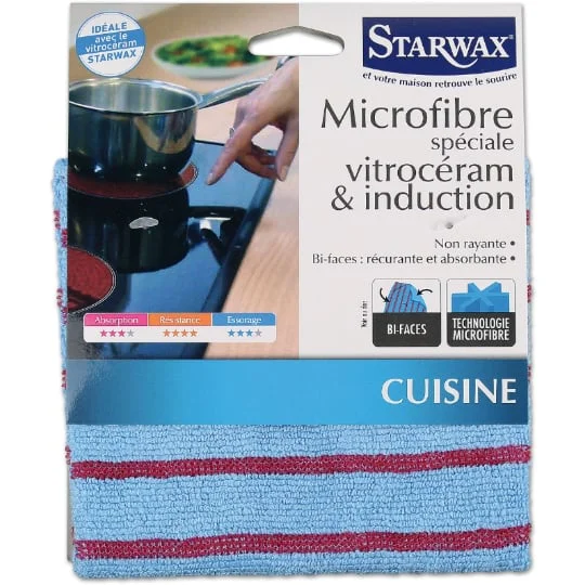 Microfibre vitrocéramique et induction