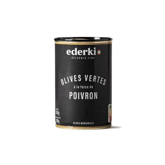 Olives vertes à la farce de poivron