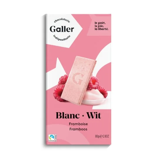 Chocolat blanc framboise