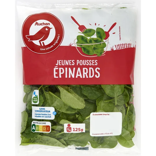 Jeunes pousses d'épinards