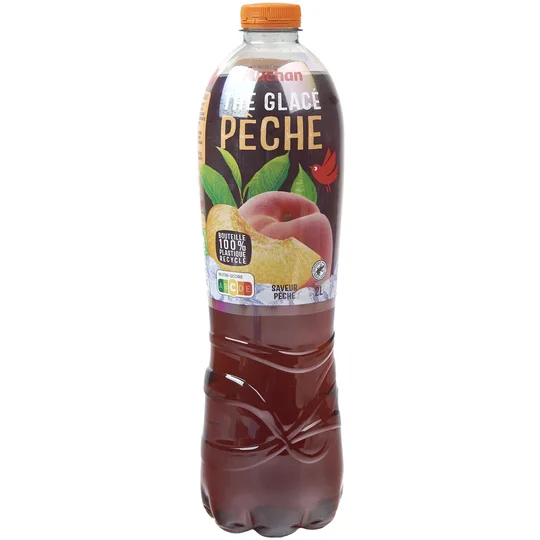 Thé glacé à la pêche