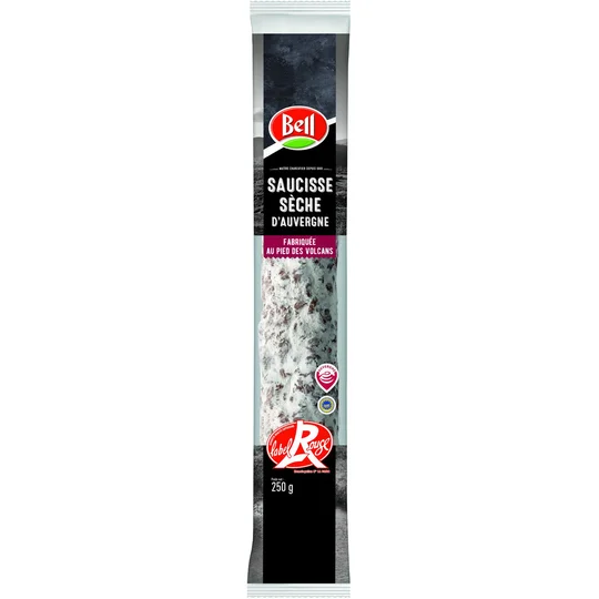Saucisse droite d'Auvergne Label Rouge IGP