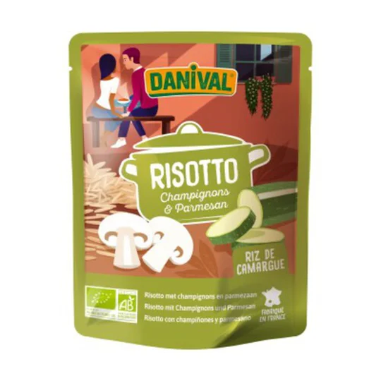 Risotto Crémeux Aux Champignons Bio