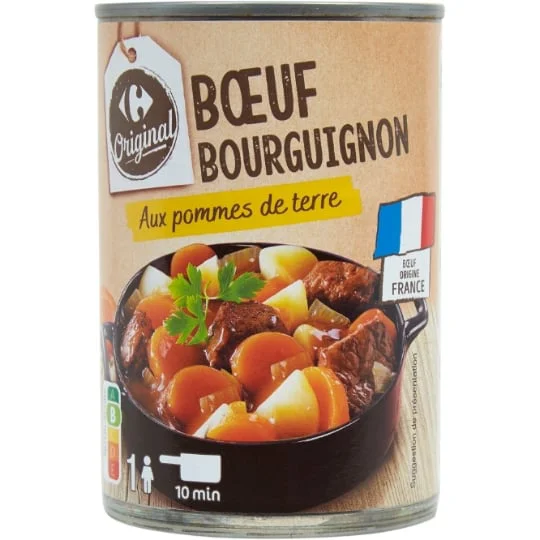 Plat cuisiné BOeuf bourguignon