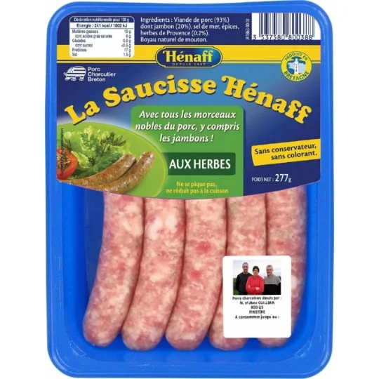 Saucisses aux herbes